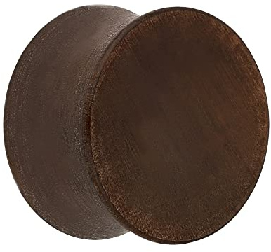 Treuheld® | Holz Ohr Plug | Dunkel-Braun | Double Flared