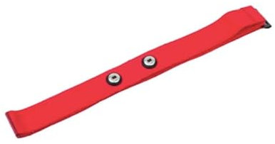 Frontier X Ersatz-Herzfrequenz-Brustgurt, kompatibel mit Frontier X2 Wahoo Tickr Polar Garmin HRM Coospo – Herzfrequenzmesser-Gurt Ersatz, rot, M