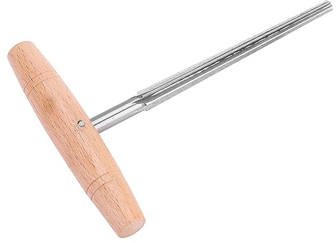 End Pin Hole Reamer Guitar, Tail Nail Hole Reamer Guitar Kit Tail Nail Peg Hole Reamer Handle Tapered Wood Hand Held Reamer T Drill BIt Diameter 5-10mm