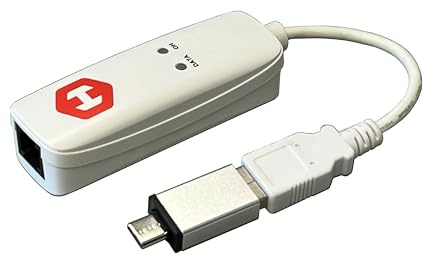 HIRO H50363 V92 56K Externe Dual-Schnittstelle, USB USB-C Typ C, Typ C, Daten, Fax, DATA, Internet, Modus, Einzelanschluss, Plug-and-Play, Treiberlose Installation, integriertes Treiber, Fenster, FAX
