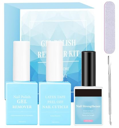 XIAOXIAOYU Solvente per smalto delicato, gel per unghie – Detergente per unghie | Gel antigoccia con tampone per unghie e spingi cuticole, solvente per unghie naturale, gel e