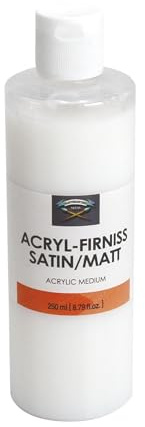 Paintersisters® Acryl-Firnis - Schlusslack für Acrylbilder, UV-Schutz, 250ml (Satin/Matt)
