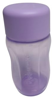 Tupperware To Go Eco 90 ml Purple Mini Drinking Bottle with Screw Cap Vitamin Shot Ecoeasy