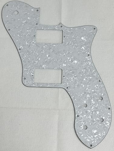 Für Fender US '72 Telecaster Standard Humbucker Gitarren-Schlagbrett (4-lagig, weiße Perle)