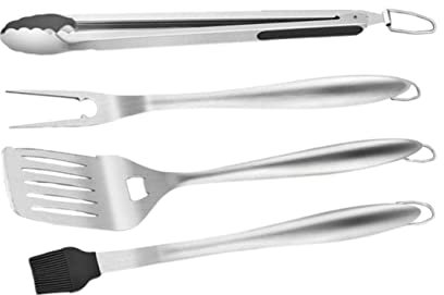 Pince À Barbecue Portable Spatule Multifonctionnelle pour Gril Fourchette À Gril Professionnelle Outils De Barbecue