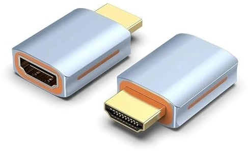 Watio Wave Adapter - 8K HDMI hane till HDMI honadapter, blå, HD-kompatibel, perfekt för video- och ljudanslutningar.*
