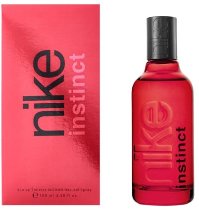 NIKE - Instinct Woman 100 ml, Colonia Mujer, Perfume Formato Líquido, Eau de Toilette Natural y Femenina, Aroma Amaderado Oriental, Fragancia Fresca y de Larga Duración