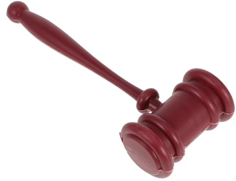 WHAMVOX Judge's Hammer Props Gavel Halloween Judges
