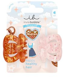 invisibobble Haarklammer Damen (2x) Oktoberfest – Haarspange Wiesn Dirndl Tracht verspielt edel – Clipstar Bayerisch – Hair Claws bayerischer Haarschmuck Volksfest Mädchen Bavaria Geschenk
