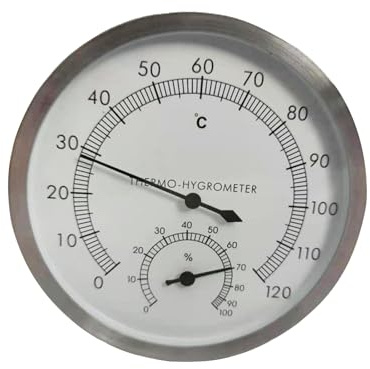 Thermomètre de sauna, hygromètre, température de l'air, jauges de mesure, thermohygromètre, surveillance, aliments domestiques, extérieur, professionnel, maison intérieure