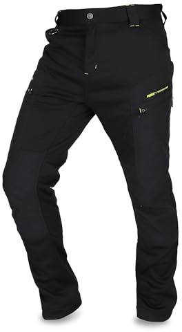 PUMA Workwear ProOne Alpine Pantalon doublé pour homme - Pantalon d'extérieur pour homme - Pantalon softshell coupe-vent et imperméable - Pantalon de travail élastique - Pantalon de randonnée pour