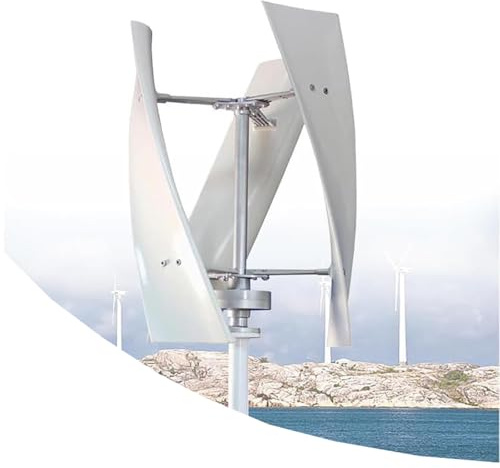 XueFulxion 5000W Aerogenerador Vertical Anticorrosión,en Aleación de Aluminio – Fabricado con aleación de Aluminio Grado Marino y componentes de Acero Inoxidable para una máxima Resistencia 12v