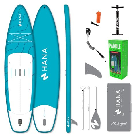 Pack Stand up Paddle Gonflable HANA Legend 11'2 (Turquoise)
