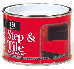 151 Step & Tile Paint 180ml Red