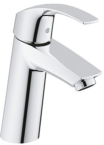Grohe Eurosmart | Robinet de Salle de Bain - Mitigeur de Lavabo | Corps Lisse, Taille M | 2339510E Argent Chromé