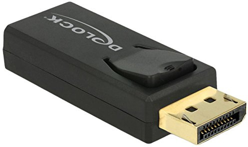 Delock 65571 Adapter Displayport 1.2 Stecker zu HDMI Buchse 4K Passiv schwarz