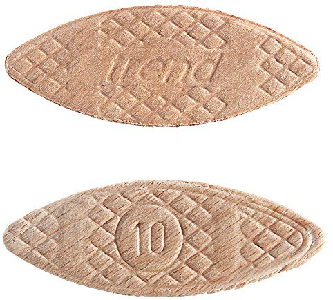 Trend 100pcs Beechwood Joining Biscuits (No. 10) for Woodworking, Joinery, and Furniture Framing, BSC/10/100, Tan
