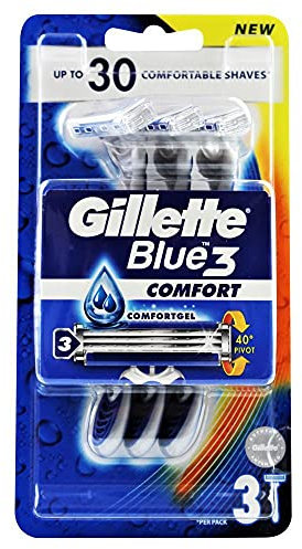 Gillette Blue 3 Razor – 3 Razors