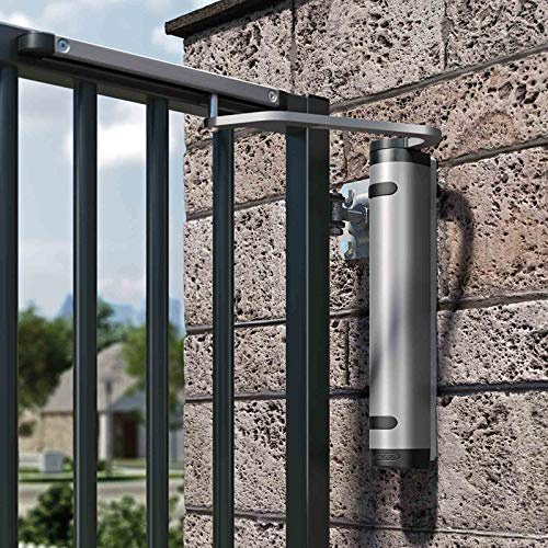 LOCINOX einstellbarer Türschließer Verticlose 2 Wall zur Wandbefestigung hydraulisch Öffnungswinkel 90° / 180° Silber