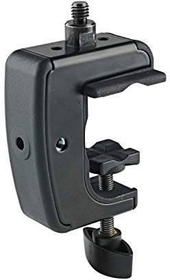 K&M 23723 Universalklemme - mit 3/8“ Gewindeanschluss - bis 5,1 cm - stabile Halterung aus Stahl