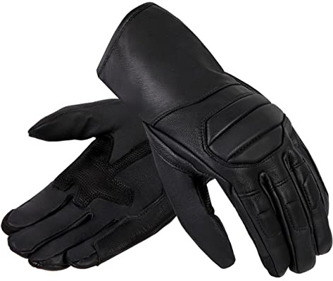 OZONE MOTO Rookie II Junior Motorradhandschuhe Kinder | Ziegenleder | Stoßabsorbierende Schaumstoffeinsätze | Anatomische Konstruktion | Touchscreen-freundliche Pads