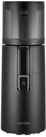Hurom H400 Gris - Jugos más saludables, más sabrosos y sin desperdicios - Extractor de jugo Premium - Limpieza fácil y rápida - Alto rendimiento de jugo - Exprimidor lento - Tecnología de exprimidor