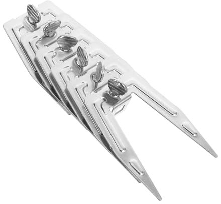 6 Juegos Brochetas De Metal para Palitos para Asar Perros Calientes Tenedor para Asar Carne Tenedor para Carne Asada Freidora Parrilla De Pollo Horno Acero Inoxidable