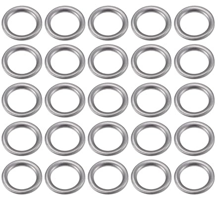 Motoforti Ölablassschrauben-Dichtungen, 14mm 0,55 ID Nr. MD050317 für Mitsubishi Lancer 2005-2014 Aluminiumlegierung Silberton, 25 Stück | Silberton, Aluminiumlegierung, ID 14mm, OD 20mm, Dicke 2mm, OE MD050317, 25 Stk., Für Outlander 03-14, Eclipse 01-12