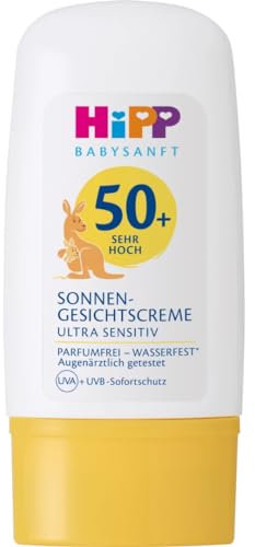 Mit Pufai Überraschungsgeschenk, Sonnencreme Gesicht Kids, ultra sensitiv Sonnenschutzmittel Sun Sonnencreme LSF 50+ 30 Mililiter