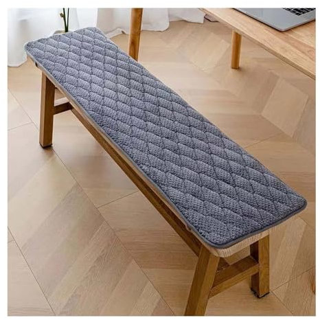 Bankauflage, Sitzkissen Bank, Bankkissen Outdoor, Sitzpolster Indoor, Gartenbank Kissen 120, 90x50, 150x45, 150x55, 150 x 40, Sitzauflage Bank für Garten, Terrasse, Schaukel Fensterbank(Grey 1o,160x50