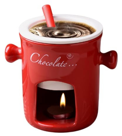 Kleine Fonduetöpfe, Fonduetasse aus Keramik, bezaubernder Käsefonduetasse, Käse-Schmelz-Fondue-Topf, Schokoladenfonduetassen, kleine Fonduetöpfe für Picknicks, Nachmittagstee, Strände, Partys