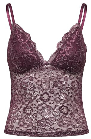 Only Onlchloe Lace Glitter Singlet Top Acc, Winetasting, s, Vinprovning, S