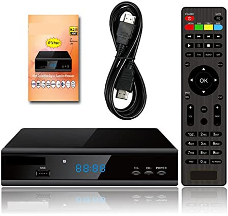 Détecteur de satellite, DVB-S2X DVB-S2 Récepteur satellite Internet Récepteur de télévision par satellite H265 HEVC Multi Stream T2-MI DVB S2 Dish Sat Finder pour régler la télévision par satellite(On