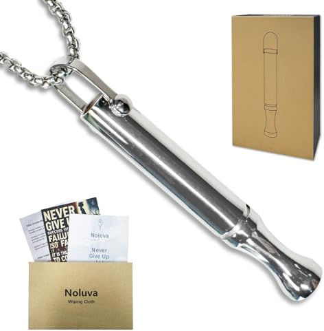 Rauchentwöhnung Hilfsmittel Original - Ora Rauchfrei Halskette - Raucherentwöhnungspfeife mit Atemwiderstand - Breathing Necklace zur Stressabbau & Atemtraining
