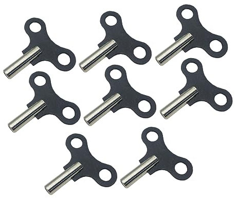 FIXOSHEE 8stücke Teiliges Winding Repair Tool Für Holzuhr Aufziehschlüssel Für Mechanische Uhren Langlebig Einfach Zu Bedienen Für Uhrenreparaturen