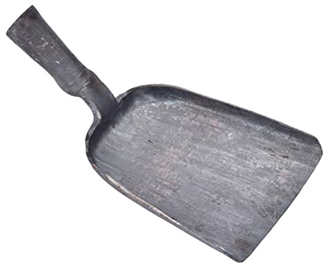 SWOOMEY Pelle à Charbon en Acier Robuste Pelle à Cendres Portable Outil De Nettoyage De Cheminée Truelle à Sable De Jardin Fournitures Cuisine Accessoires De Barbecue