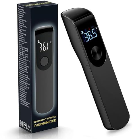 Forehead Fever Thermometer for Adults and Kids, No Touch Infrared Digital With Fever Alarm, ℃ / ℉, Instant Reading, Temperature