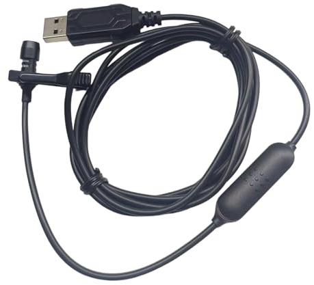 Zeiwohndc Micrófono USB con clip con construcción de metal, reducción de ruido para transmisión de podcasts, PC, portátil, micrófono de solapa USB para transmisión