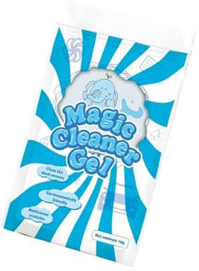 Gel de limpieza multiusos para rejillas de ventilación de coche, teclados, electrónica, reutilizable, adhesivo, removedor de masilla, gel de limpieza suave para el hogar