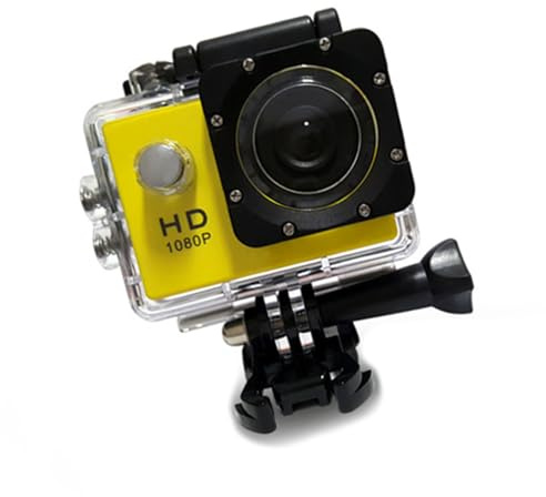 Dasbsug Videocamera subacquea portatile 4K videocamera impermeabile 30m funzione e ampia vista a 170 ° per fotografia subacquea chiara fotocamera sportiva all'aperto