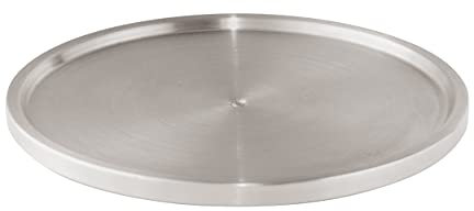 WENKO Schrankrondell Uno, Küchen-Karussell, drehbarer Organizer für Küchenschrank, aus Edelstahl matt, Ø 26,5 cm