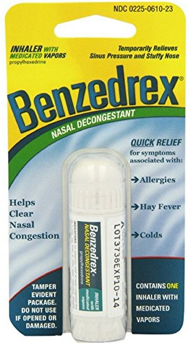 Pack of 3 Each BENZEDREX Inhaler Single 1EA PT#225061023