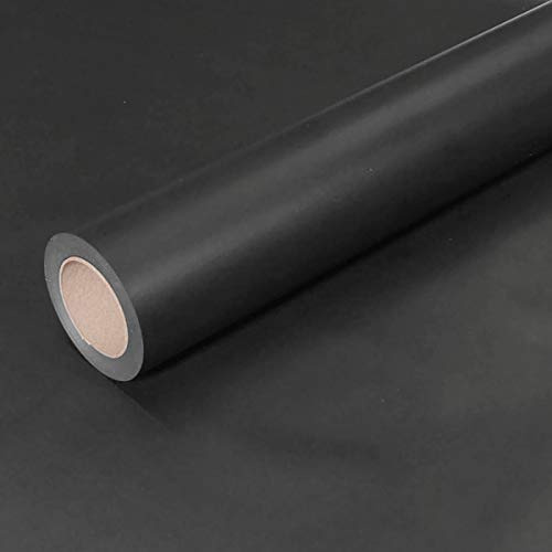 JUNOPAX Geschenkpapier 50m x 0,75m schwarz