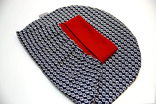 bab-Berlin Handmade Strampelsack Baby 0-6 Monate in Dunkelblau Maritim, Pucksack Sommer Winter ganzjährig
