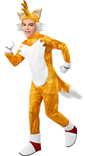 Rubies Sonic the Hedgehog: Tails kostym för barn, pojkes medium