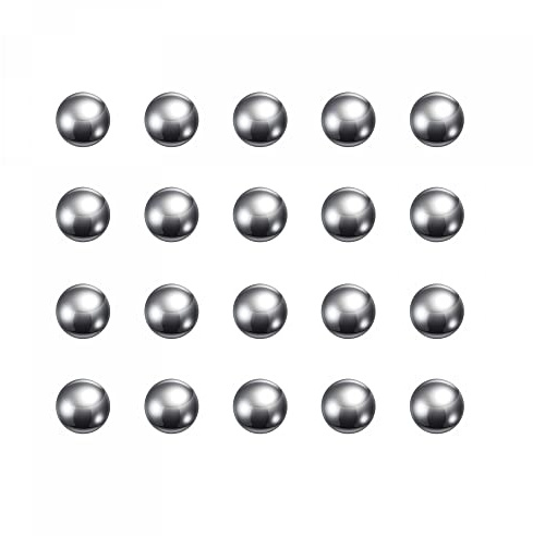 sourcing map 500pcs 7.5mm Carbon Steel Bearing Balls Precision Polished