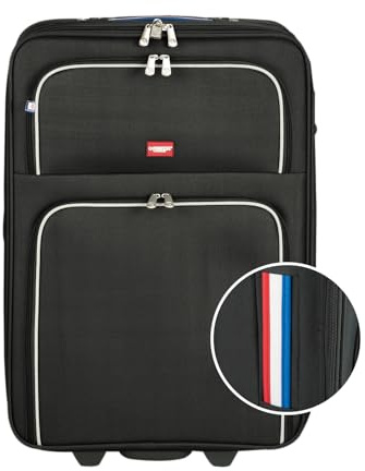 Princess Traveller Barcelona Dutch Design, Reisekoffer, 65 cm, Schwarz