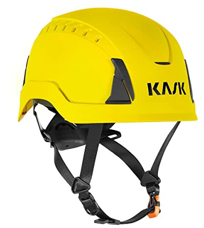 KASK Schutzhelm Primero Air, Bauhelm, Arbeitshelm, Drehrad, 14 Belüftungskanäle, nach EN397 und EN50365, Farbe:gelb