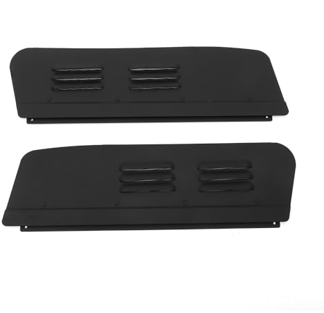 OMAC Grille d'aération de Fenêtre pour Mercedes Sprinter W906 W907 2006-2026 Alu Noir