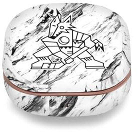 Head Case Designs Offizielle NHL Marmor Arizona Coyotes Vinyl Haut Aufkleber Abziehbild Abdeckung kompatibel mit Buds Live/Buds Pro / Buds2